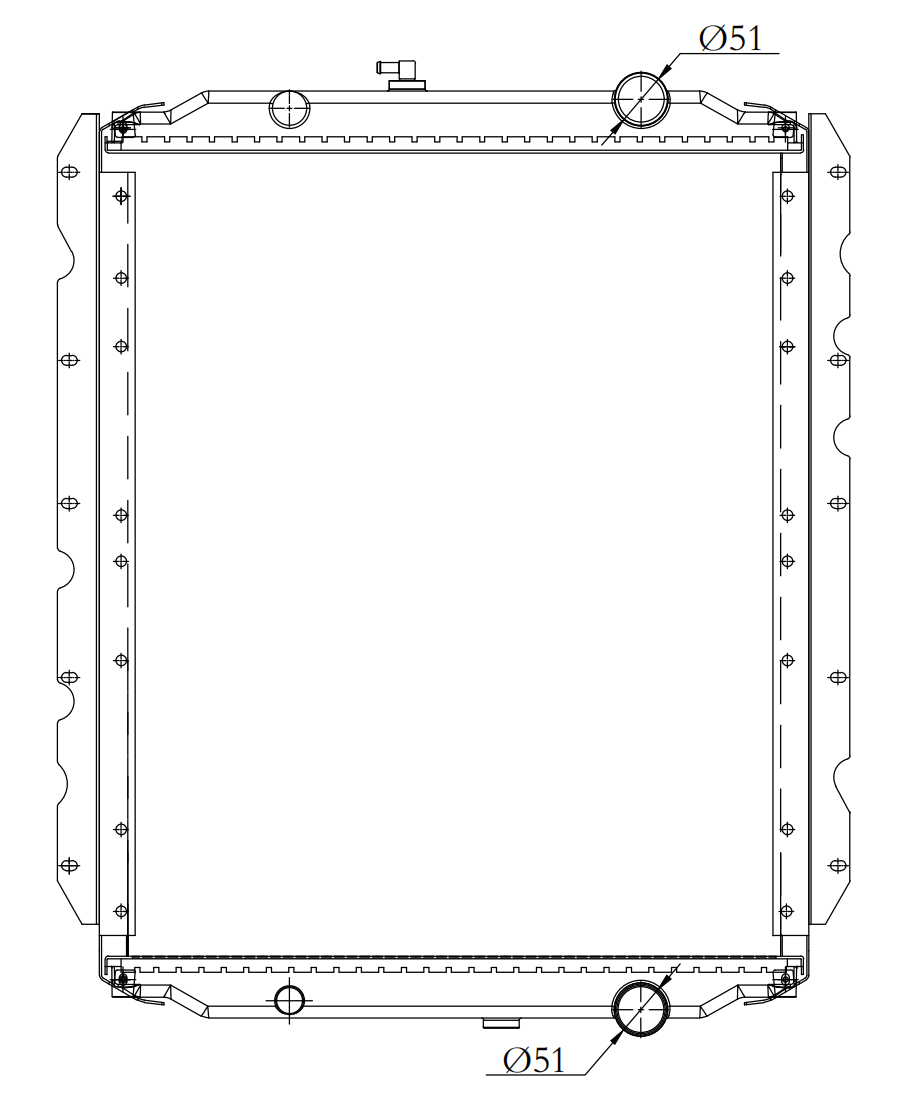 BUS Truck Radiator YF-BUS002