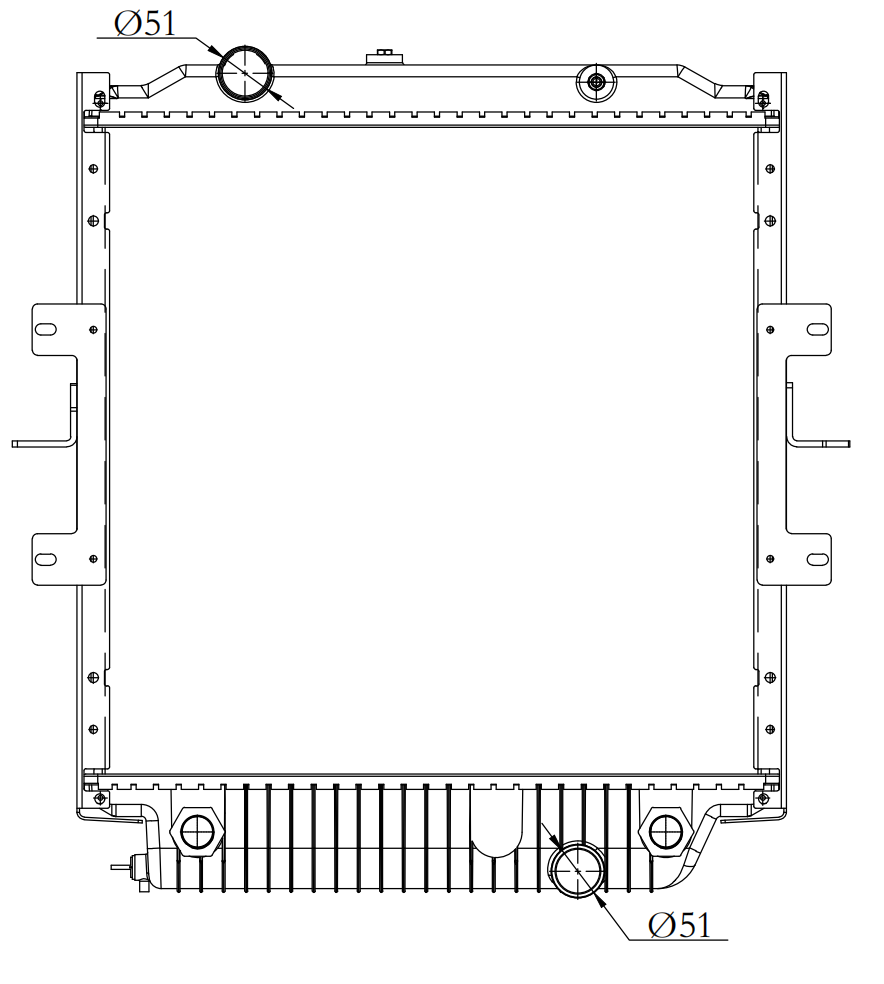 BUS Truck Radiator YF-BUS003