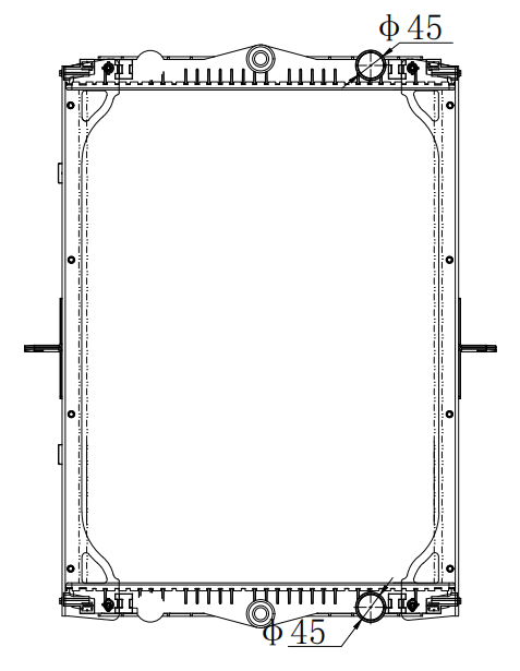 DAF Trucks Truck Radiator YF-DF008