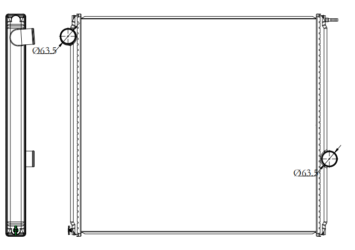 Ford Trucks Truck Radiator YF-FD005