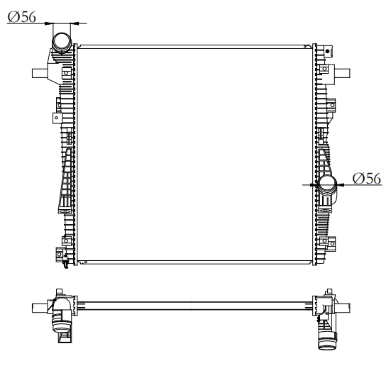 Ford Trucks Truck Radiator YF-FD009