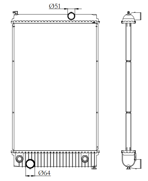 Ford Trucks Truck Radiator YF-FD010