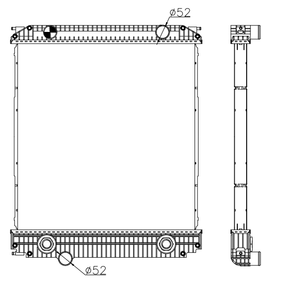 Ford Trucks Truck Radiator YF-FD011