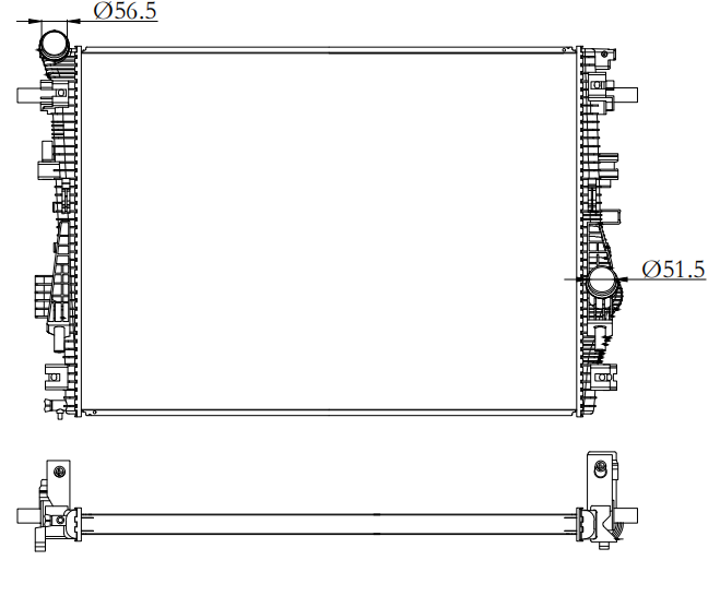 Ford Trucks Truck Radiator YF-FD014