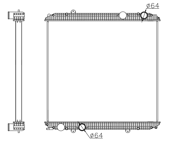 Ford Trucks Truck Radiator YF-FD016