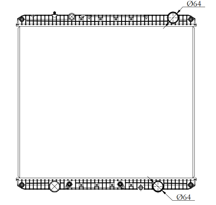 Freightliner Trucks Truck Radiator YF-FR037