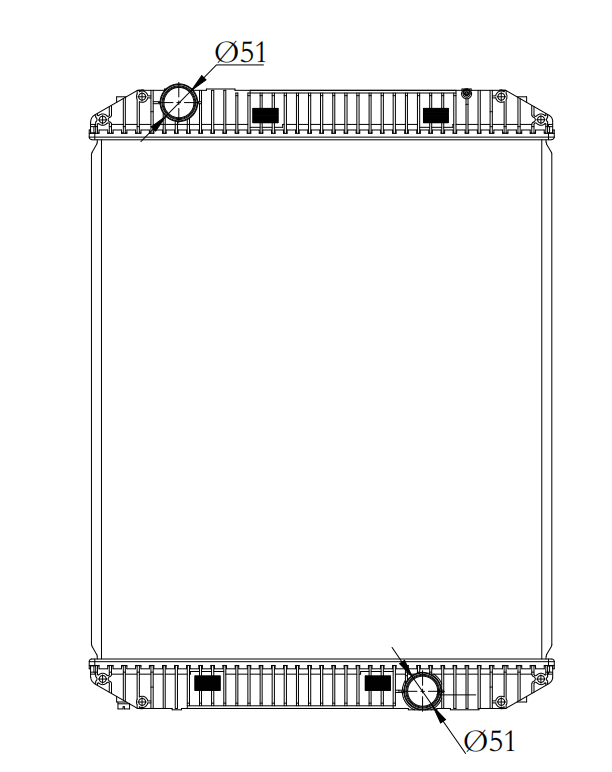 Freightliner Trucks Truck Radiator YF-FR042