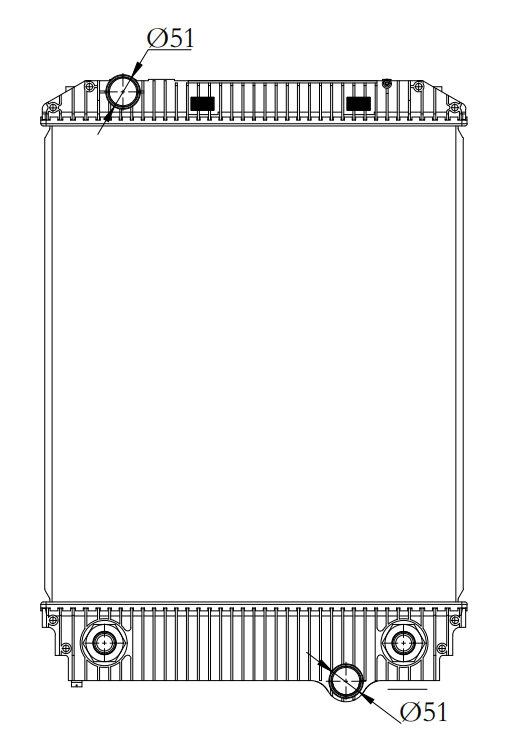 Freightliner Trucks Truck Radiator YF-FR043