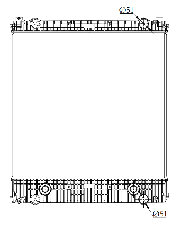 Freightliner Trucks Truck Radiator YF-FR048