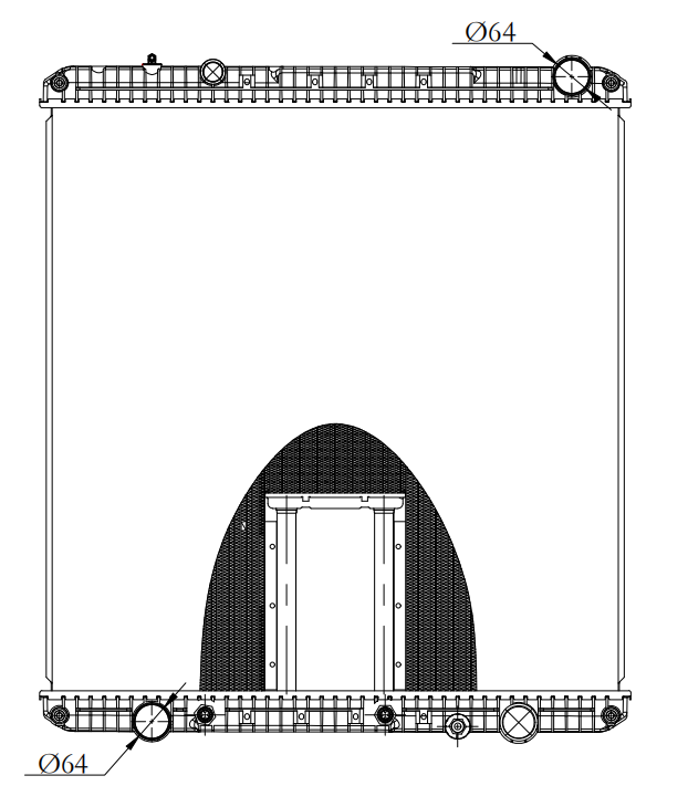 Freightliner Trucks Truck Radiator YF-FR049