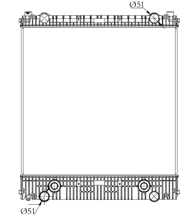 Freightliner Trucks Truck Radiator YF-FR050