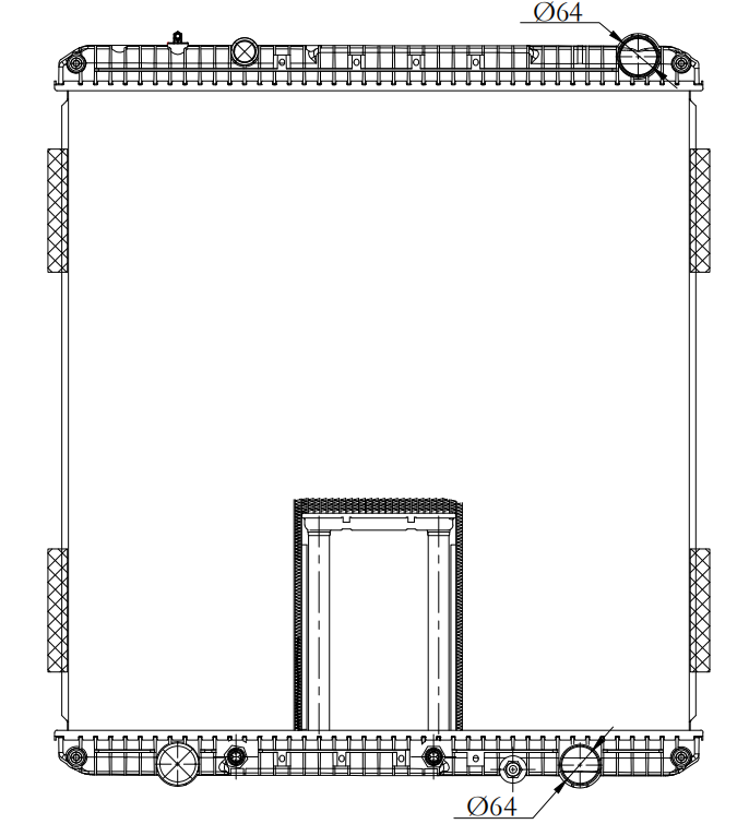 Freightliner Trucks Truck Radiator YF-FR052