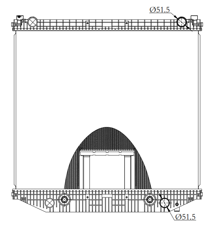Freightliner Trucks Truck Radiator YF-FR053