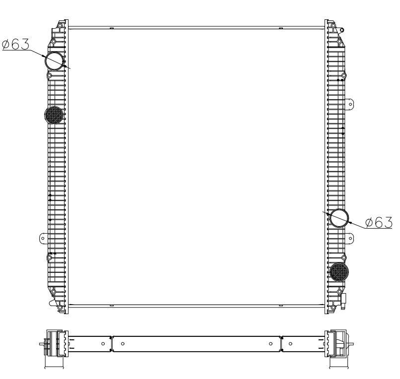 Freightliner Trucks Truck Radiator YF-FR055