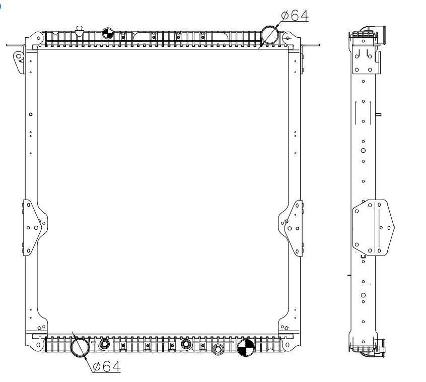Freightliner Trucks Truck Radiator YF-FR059