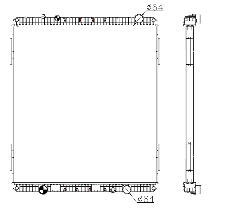 Freightliner Trucks Truck Radiator YF-FR061