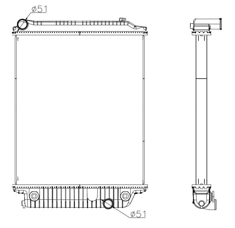 Freightliner Trucks Truck Radiator YF-FR062