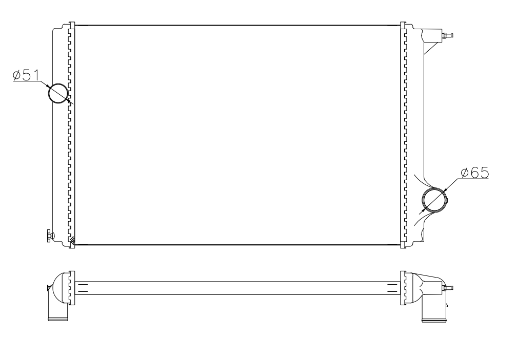 Freightliner Trucks Truck Radiator YF-FR063