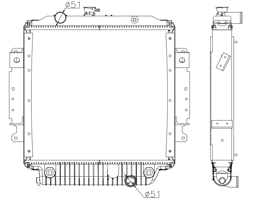 Freightliner Trucks Truck Radiator YF-FR065