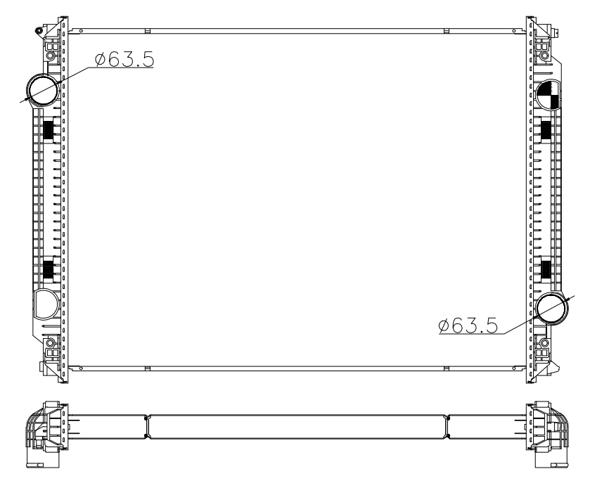 Freightliner Trucks Truck Radiator YF-FR066