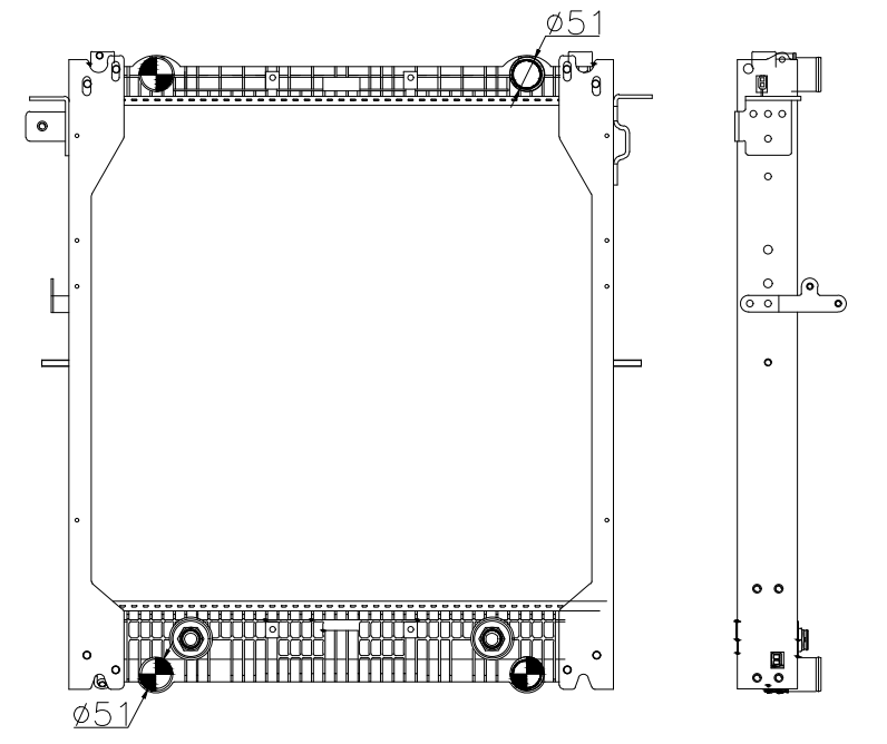 Freightliner Trucks Truck Radiator YF-FR067