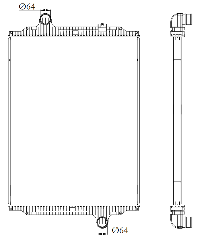 Freightliner Trucks Truck Radiator YF-FR071