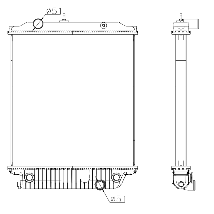 Freightliner Trucks Truck Radiator YF-FR072