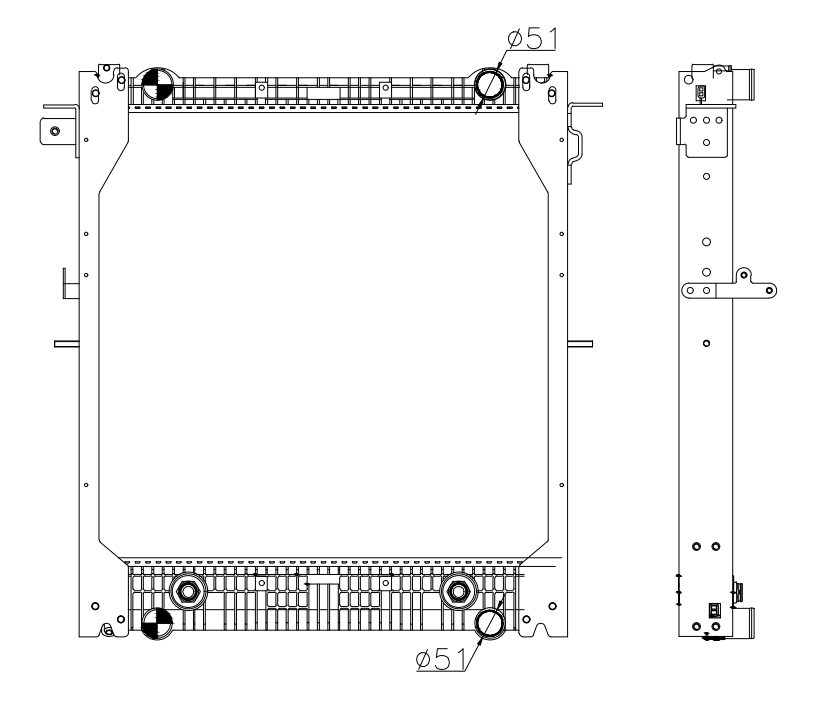 Freightliner Trucks Truck Radiator YF-FR074