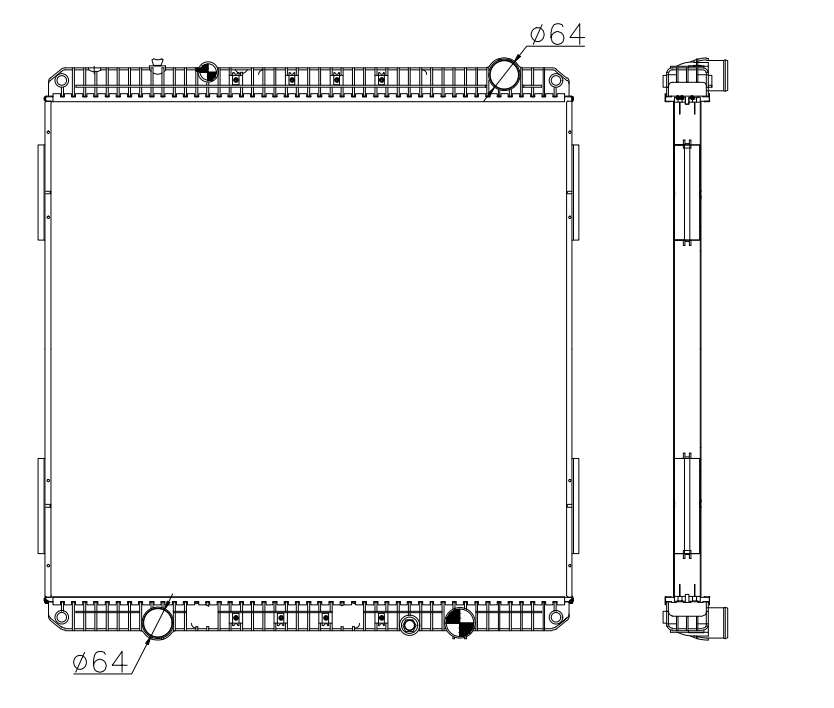 Freightliner Trucks Truck Radiator YF-FR077