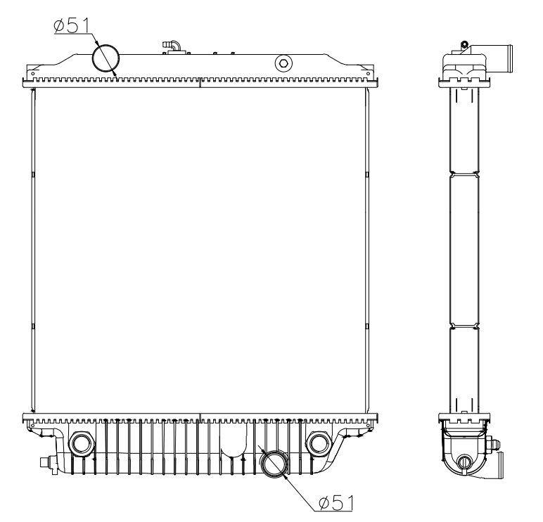 Freightliner Trucks Truck Radiator YF-FR079