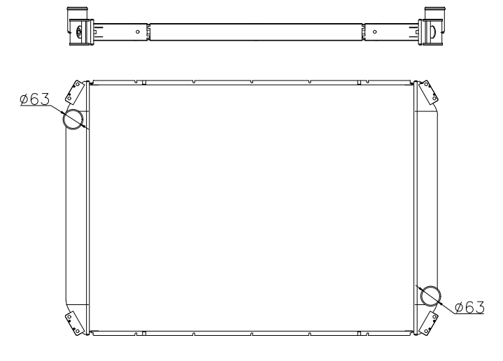 Freightliner Trucks Truck Radiator YF-FR083