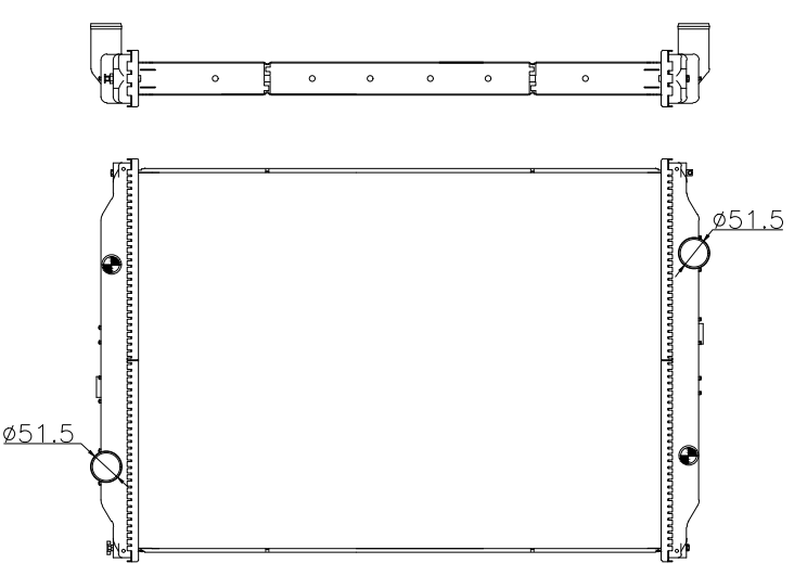 Freightliner Trucks Truck Radiator YF-FR092