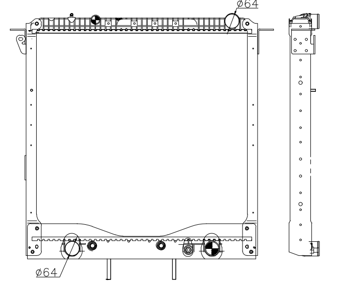 Freightliner Trucks Truck Radiator YF-FR096