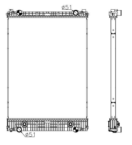 Freightliner Trucks Truck Radiator YF-FR099