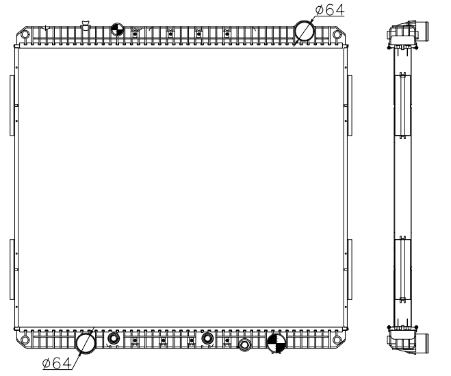 Freightliner Trucks Truck Radiator YF-FR104