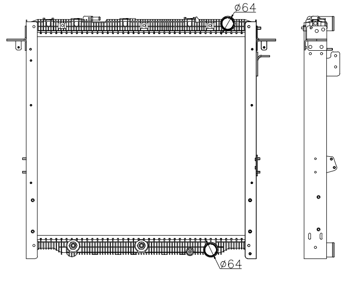Freightliner Trucks Truck Radiator YF-FR105