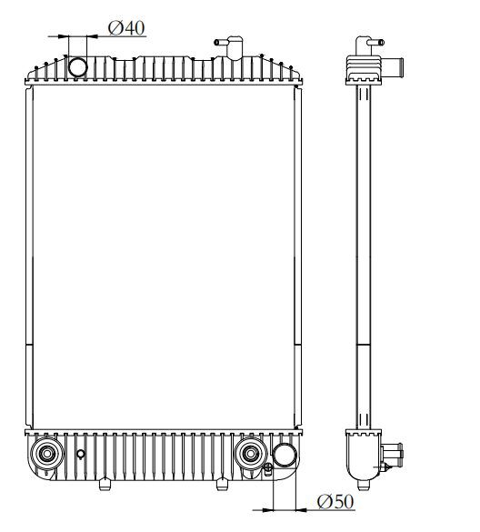 GMC Trucks Truck Radiator YF-GMC-001