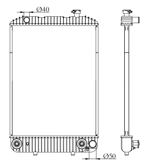 GMC Trucks Truck Radiator YF-GMC-002