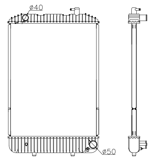 GMC Trucks Truck Radiator YF-GMC-003