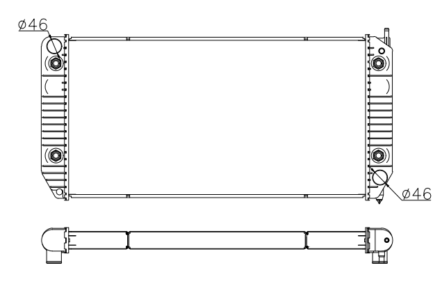 GMC Trucks Truck Radiator YF-GMC-004