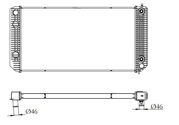 GMC Trucks Truck Radiator YF-GMC-007