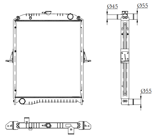 Hino Trucks Truck Radiator YF-HI001