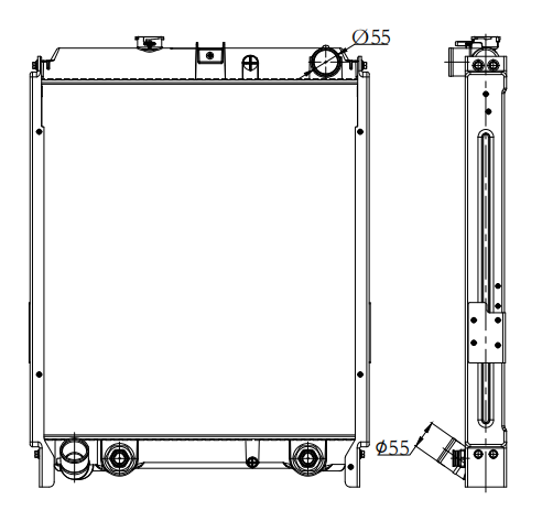 Hino Trucks Truck Radiator YF-HI004
