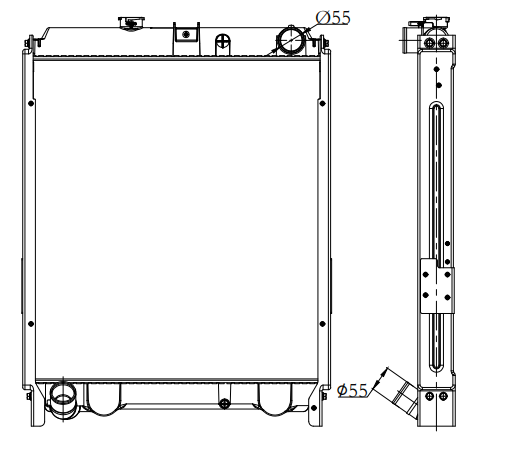 Hino Trucks Truck Radiator YF-HI005