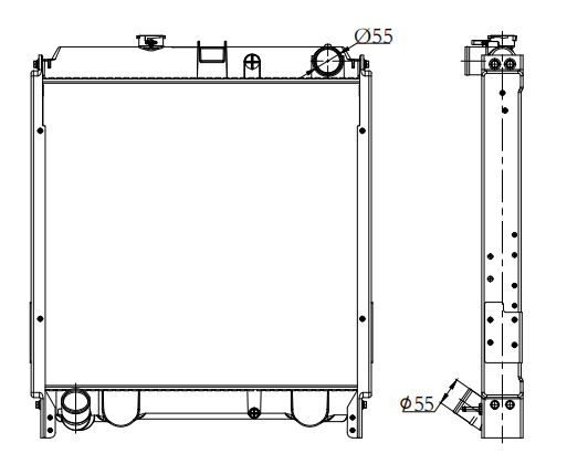 Hino Trucks Truck Radiator YF-HI007