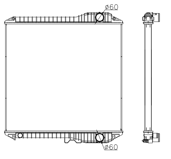 Hino Trucks Truck Radiator YF-HI012