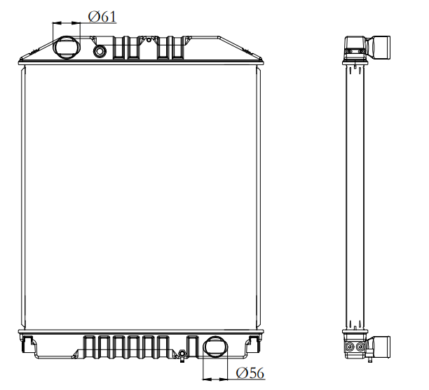 Hino Trucks Truck Radiator YF-HI015