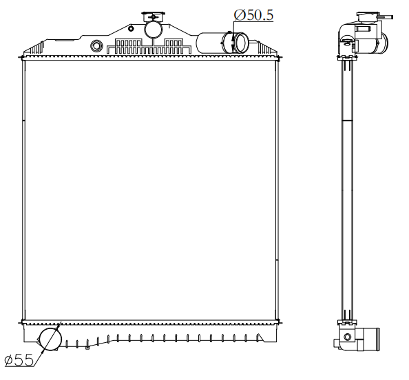 Hino Trucks Truck Radiator YF-HI017