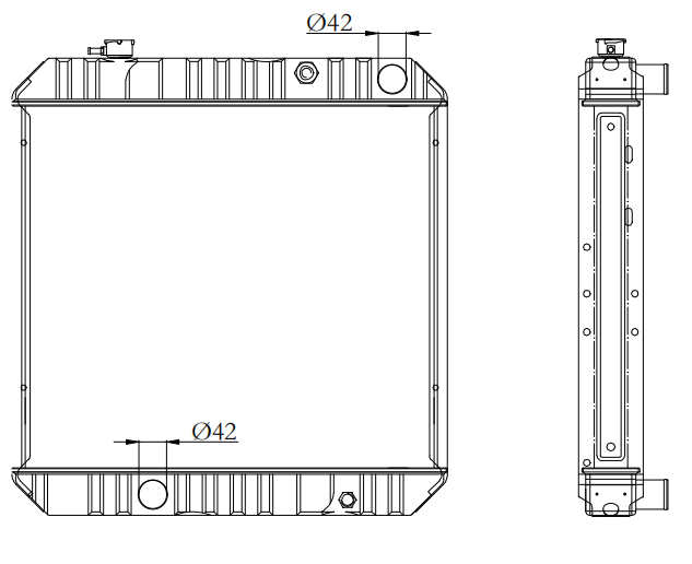 Hino Trucks Truck Radiator YF-HI018