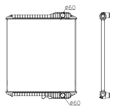 Hino Trucks Truck Radiator YF-HI020